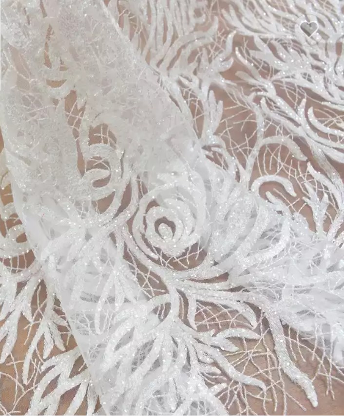 Broderie pentru mireasa, nunta, botez, wedding lace fabric glass beads, glass apliques.  Broderii premium. Calitate Superioara. Broderii exclusive.
