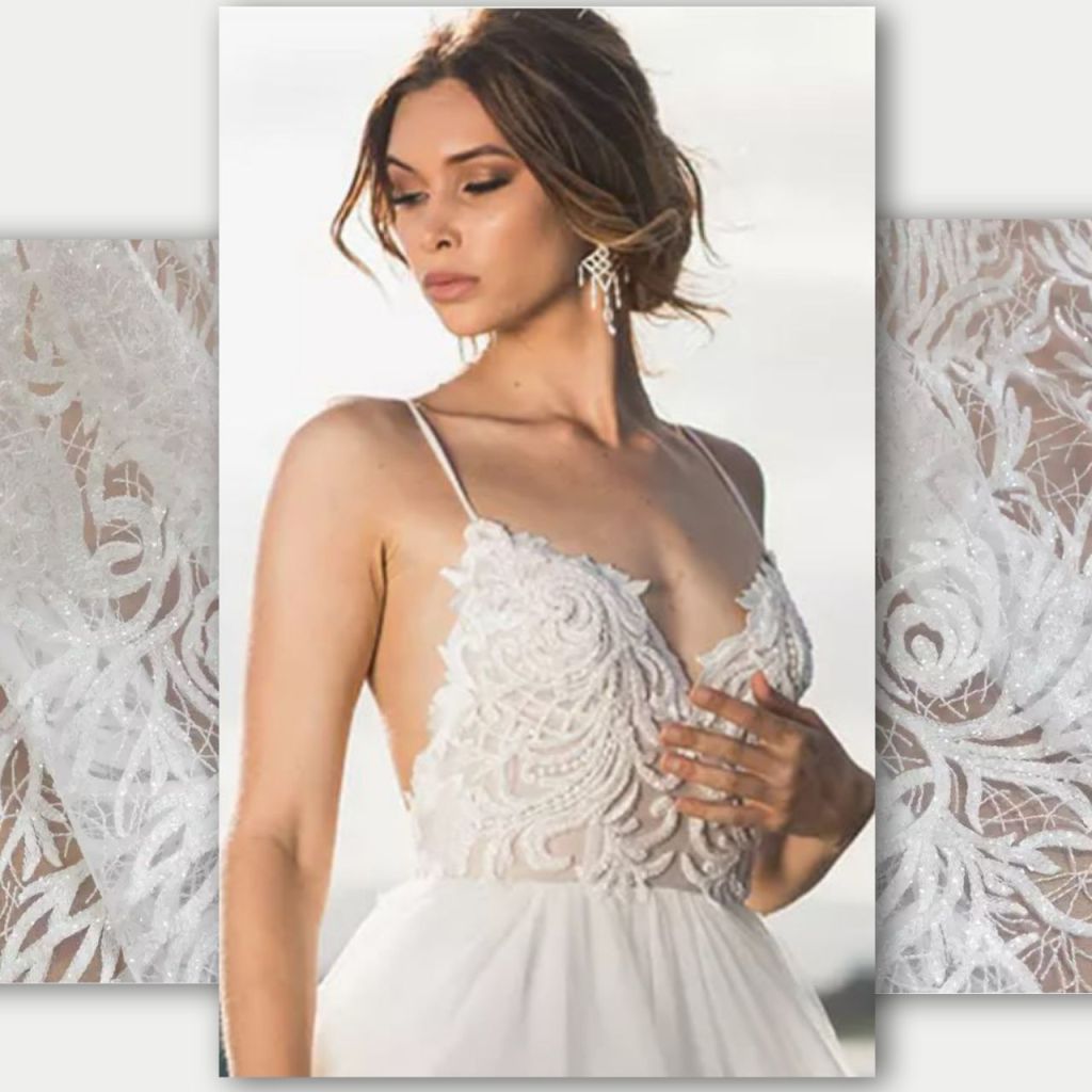 Dantela decupabila cu margele si paiete
pentru mireasa, wedding lace fabric glass beads, glass apliques. Broderii exclusive. Calitate Superioara. Broderii exclusive.
