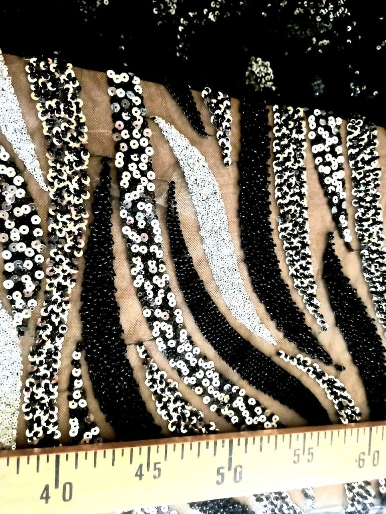 black white lace fabric glass beads, glass apliques.  Broderii premium. Calitate Superioara. Broderii lux.