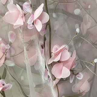 Organza cu flori 3D
 Lichidare de Stoc, ultima bucata 