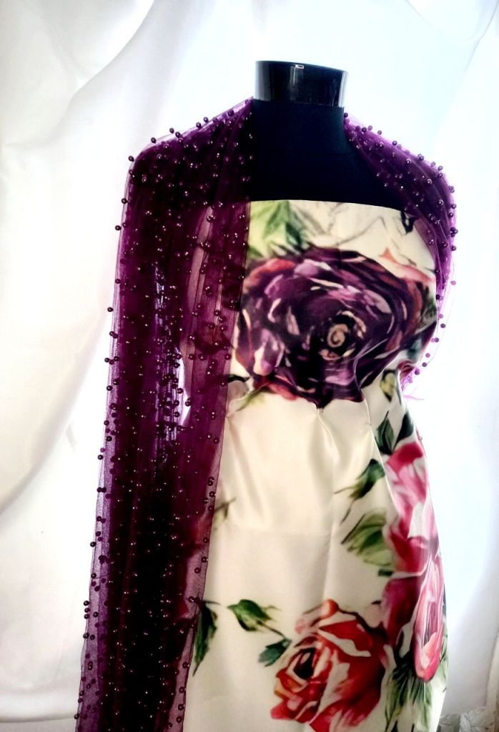 tull cu perle violet