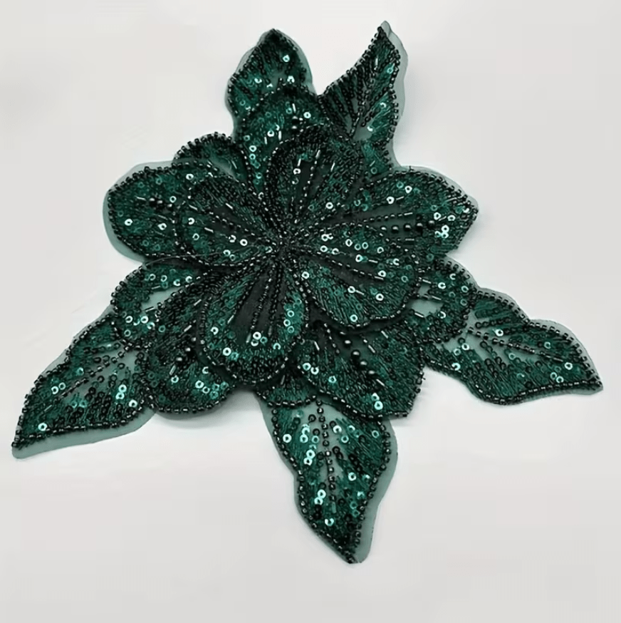 Flori 3D din paiete 21x21 cm .