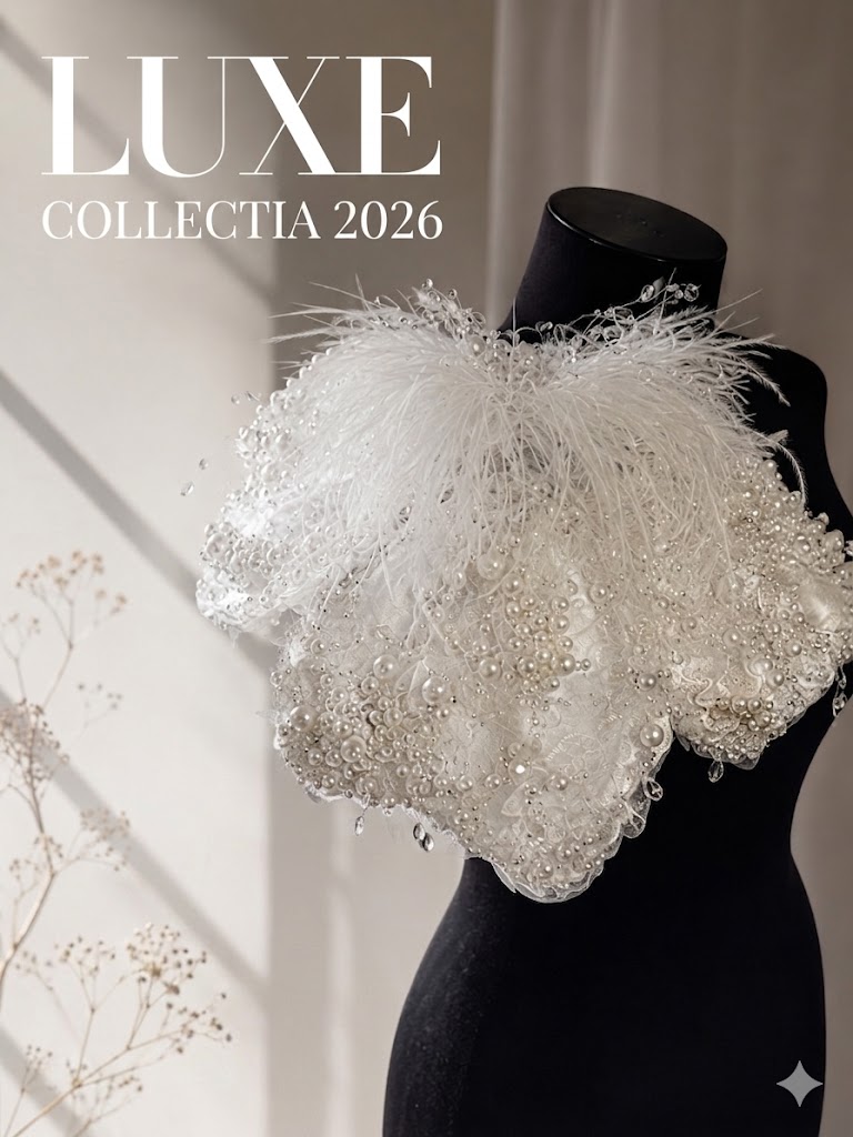 Epolet nuanta crem +off white  
pentru mireasa  Floare ivory mare 3D cu perle. lucrata manual. Accesorie  ivoar de cusut, mireasa, nunta, botez
